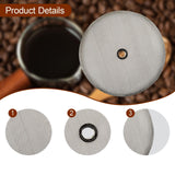 Maxbell 4 Pieces French Press Replacement Filter Stainless Steel Mesh for Household Diameter 10.2cm