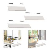 Maxbell Opening Sill Plant Shelf Countertop Extension for Bathroom 15cmx40cm to 75cm