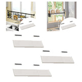 Maxbell Opening Sill Plant Shelf Countertop Extension for Bathroom 15cmx40cm to 75cm