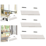 Maxbell Opening Sill Plant Shelf Countertop Extension for Bathroom 15cmx40cm to 75cm