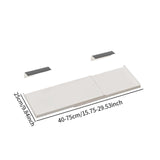 Maxbell Opening Sill Plant Shelf Countertop Extension for Bathroom 25cmx40cm to 75cm