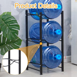 Maxbell 5 Gallon Water Bottle Holder Iron Organizer for Household Office Home