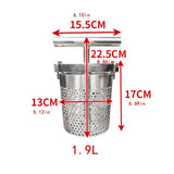Maxbell Vegetable Stuffing Squeezer Versatile Kitchen Utensil Dumpling Filling Press 1.9L