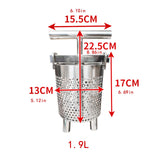 Maxbell Vegetable Stuffing Squeezer Versatile Kitchen Utensil Dumpling Filling Press 1.9L with Feet