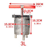 Maxbell Vegetable Stuffing Squeezer Versatile Kitchen Utensil Dumpling Filling Press 3L with Feet