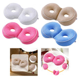 Maxbell Bathtub Cushion Lightweight Portable Hip Support for Indoor Bathroom Bathtub White