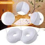 Maxbell Bathtub Cushion Lightweight Portable Hip Support for Indoor Bathroom Bathtub White