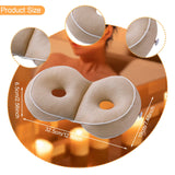 Maxbell Bathtub Cushion Lightweight Portable Hip Support for Indoor Bathroom Bathtub Khaki