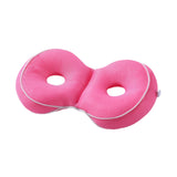 Maxbell Bathtub Cushion Lightweight Portable Hip Support for Indoor Bathroom Bathtub Rose Red