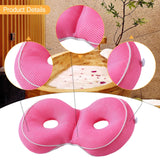 Maxbell Bathtub Cushion Lightweight Portable Hip Support for Indoor Bathroom Bathtub Rose Red