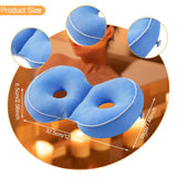 Maxbell Bathtub Cushion Lightweight Portable Hip Support for Indoor Bathroom Bathtub Blue