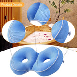 Maxbell Bathtub Cushion Lightweight Portable Hip Support for Indoor Bathroom Bathtub Blue