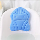 Maxbell Bathtub Pillow Headrest Pool Machine Washable Breathable Bathing Bath Pillow Blue