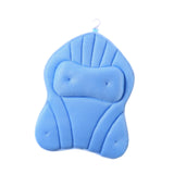 Maxbell Bathtub Pillow Headrest Pool Machine Washable Breathable Bathing Bath Pillow Blue