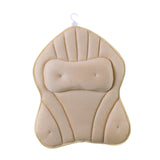 Maxbell Bathtub Pillow Headrest Pool Machine Washable Breathable Bathing Bath Pillow Khaki