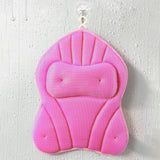 Maxbell Bathtub Pillow Headrest Pool Machine Washable Breathable Bathing Bath Pillow Pink