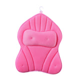 Maxbell Bathtub Pillow Headrest Pool Machine Washable Breathable Bathing Bath Pillow Pink