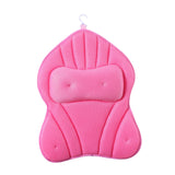 Maxbell Bathtub Pillow Headrest Pool Machine Washable Breathable Bathing Bath Pillow Pink