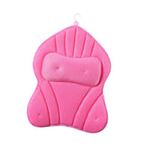 Maxbell Bathtub Pillow Headrest Pool Machine Washable Breathable Bathing Bath Pillow Pink