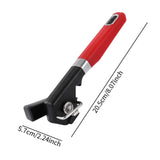 Maxbell Manual Can Opener Labor Saving Corkscrew Tool for Kitchen Restaurant Camping Red