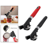 Maxbell Manual Can Opener Labor Saving Corkscrew Tool for Kitchen Restaurant Camping Black