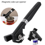 Maxbell Manual Can Opener Labor Saving Corkscrew Tool for Kitchen Restaurant Camping Black