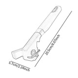 Maxbell Manual Can Opener Labor Saving Corkscrew Tool for Kitchen Restaurant Camping Black