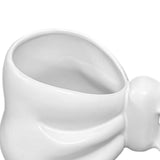 Maxbell Ceramic Coffee Mug Hold Hot or Cold Drinks Ceramic Mug for Home Adults Girls White