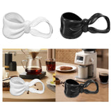 Maxbell Ceramic Coffee Mug Hold Hot or Cold Drinks Ceramic Mug for Home Adults Girls White