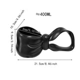 Maxbell Ceramic Coffee Mug Hold Hot or Cold Drinks Ceramic Mug for Home Adults Girls Black