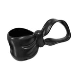 Maxbell Ceramic Coffee Mug Hold Hot or Cold Drinks Ceramic Mug for Home Adults Girls Black