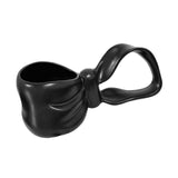 Maxbell Ceramic Coffee Mug Hold Hot or Cold Drinks Ceramic Mug for Home Adults Girls Black