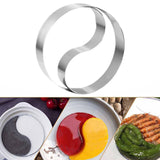 Maxbell Rice Ball Die Nonstick Stainless Steel Cookies Bakeware Mousse Cupcake Ring