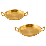 Maxbell Korean Ramen Pot Multipurpose Double Handle Pan Pot Stockpot Kimchi Soup Pot Diameter 13cm