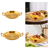 Maxbell Korean Ramen Pot Multipurpose Double Handle Pan Pot Stockpot Kimchi Soup Pot Diameter 13cm