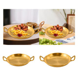 Maxbell Korean Ramen Pot Multipurpose Double Handle Pan Pot Stockpot Kimchi Soup Pot Diameter 13cm