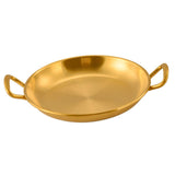 Maxbell Korean Ramen Pot Multipurpose Double Handle Pan Pot Stockpot Kimchi Soup Pot Diameter 13cm