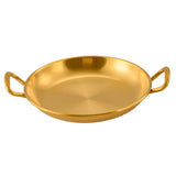 Maxbell Korean Ramen Pot Multipurpose Double Handle Pan Pot Stockpot Kimchi Soup Pot Diameter 13cm
