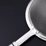 Maxbell Fine Mesh Strainer Kitchen Food Sieve Colander Sifter for Tea Dumpling Flour L 26.2cm Dia 8.6cm