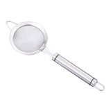 Maxbell Fine Mesh Strainer Kitchen Food Sieve Colander Sifter for Tea Dumpling Flour L 26.2cm Dia 8.6cm