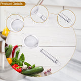 Maxbell Fine Mesh Strainer Kitchen Food Sieve Colander Sifter for Tea Dumpling Flour L 26.2cm Dia 8.6cm