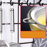 Maxbell Fine Mesh Strainer Kitchen Food Sieve Colander Sifter for Tea Dumpling Flour L 28.2cm Dia 10cm