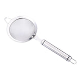 Maxbell Fine Mesh Strainer Kitchen Food Sieve Colander Sifter for Tea Dumpling Flour L 28.2cm Dia 10cm