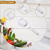 Maxbell Fine Mesh Strainer Kitchen Food Sieve Colander Sifter for Tea Dumpling Flour L 28.2cm Dia 10cm