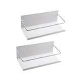 Maxbell 2Pcs Magnetic Spice Rack Side of The Refrigerator Storage for Home Apartment White