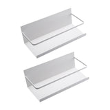 Maxbell 2Pcs Magnetic Spice Rack Side of The Refrigerator Storage for Home Apartment White