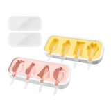 Maxbell 2x Popsicle Moulds Sturdy Popsicle Maker for Children Friends Party Supplies