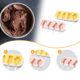 Maxbell 2x Popsicle Moulds Sturdy Popsicle Maker for Children Friends Party Supplies