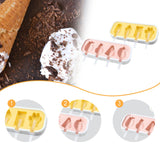 Maxbell 2x Popsicle Moulds Sturdy Popsicle Maker for Children Friends Party Supplies