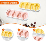 Maxbell 2x Popsicle Moulds Sturdy Popsicle Maker for Children Friends Party Supplies